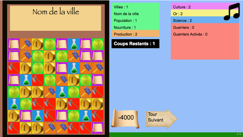 Screenshot: Civilization Crush Saga
